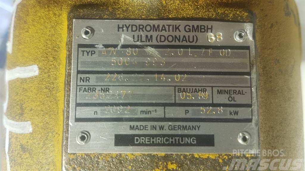 Hydromatik A7V80LV20LZF0D - Load sensing pump Hüdraulika