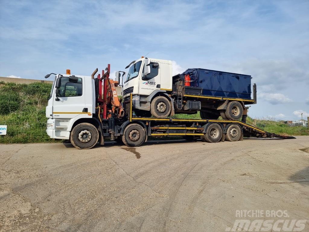 DAF CF85.380 plant lorry with crane Kraanaga veokid