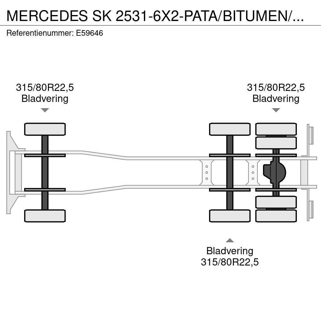 Mercedes-Benz SK 2531-6X2-PATA/BITUMEN/ASFALT/GOUDRON Kallurid
