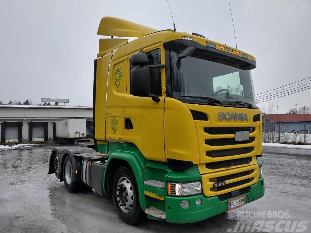 Scania R410 6x2 hydrauliikka, ADR,Euro6 Sadulveokid