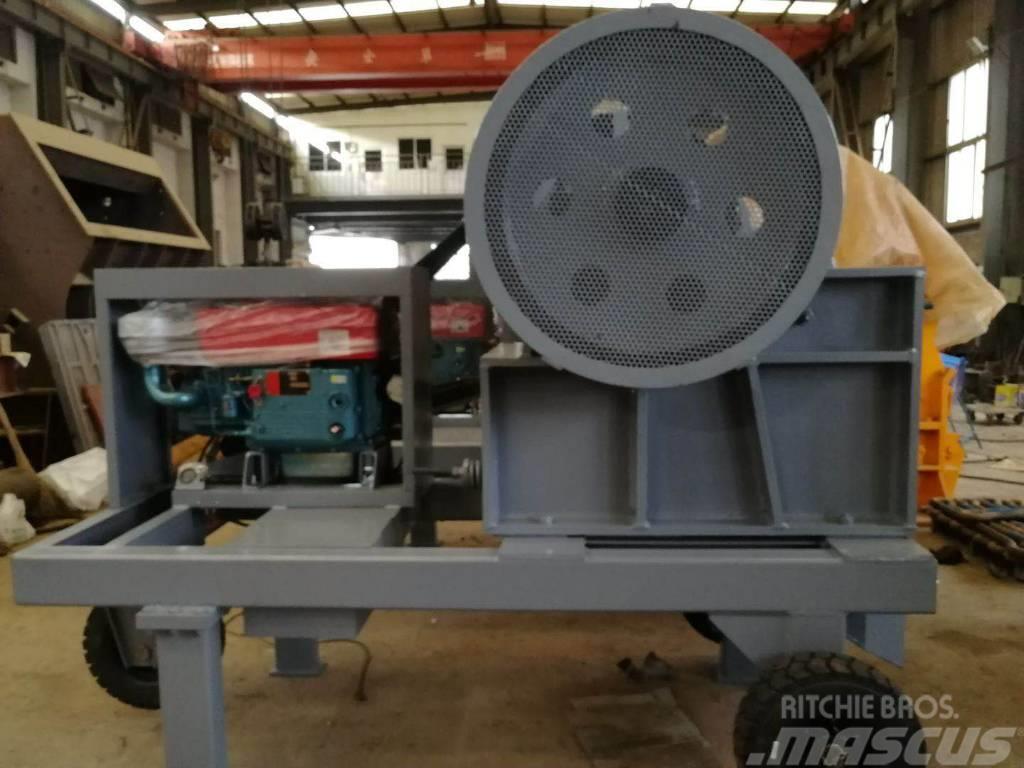 Kinglink PE250x400 Small Jaw Crusher With Diesel Engine Crushers