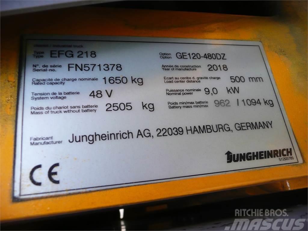 Jungheinrich EFG 218 480 DZ Elektritõstukid