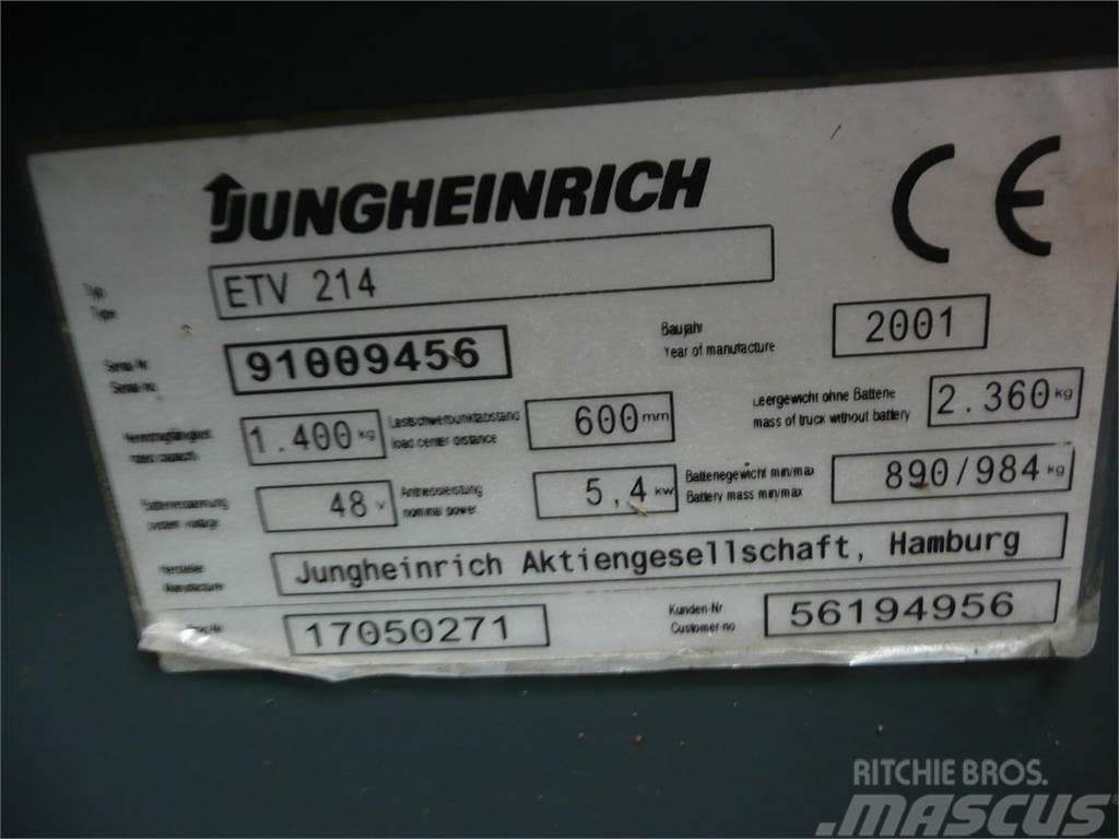 Jungheinrich ETV 214 600 DZ Lükandmastiga tõstukid