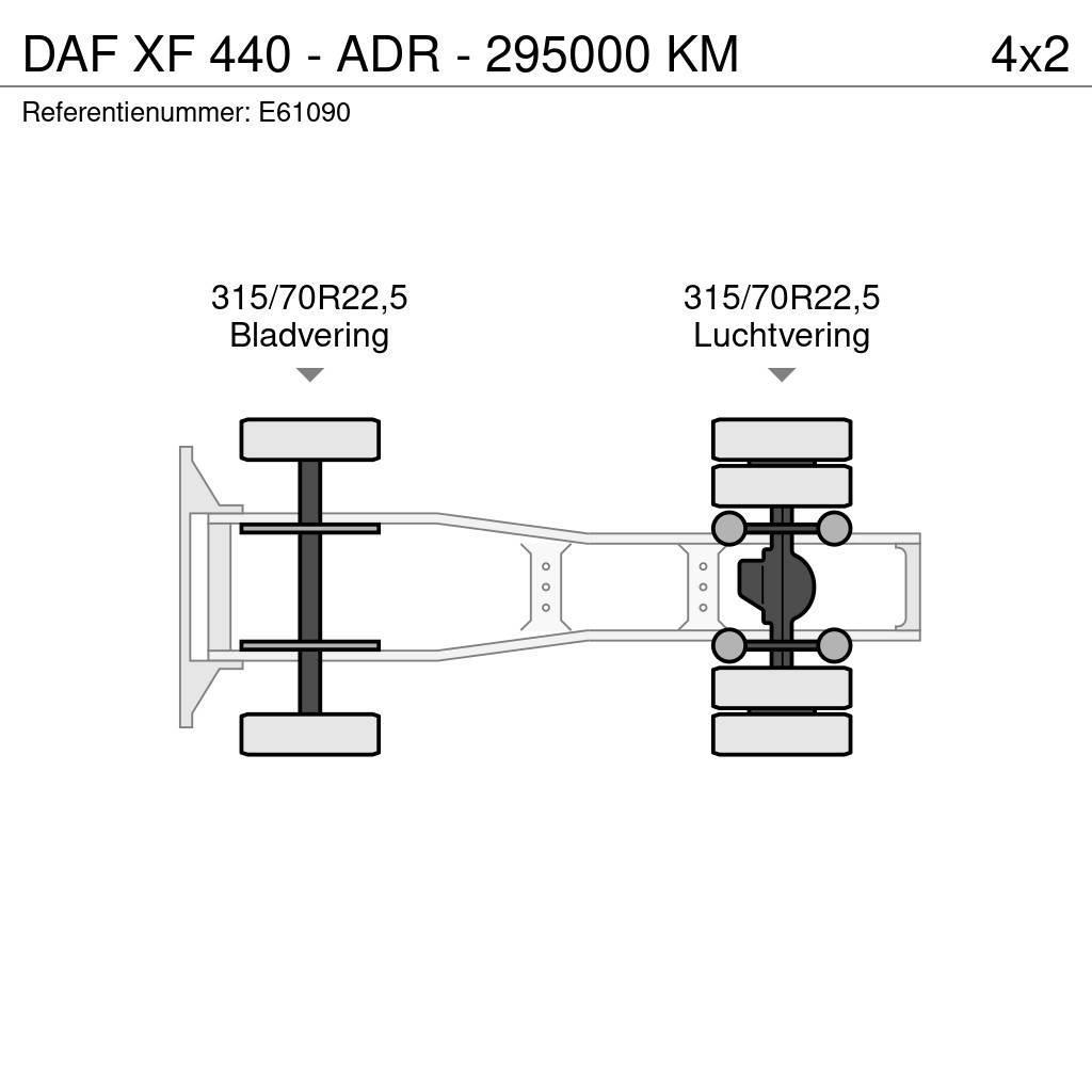 DAF XF 440 - ADR - 295000 KM Sadulveokid
