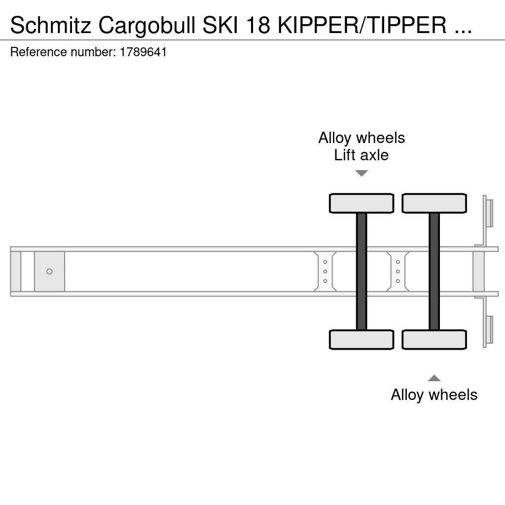 Schmitz Cargobull SKI 18 KIPPER/TIPPER TRAILER/AUFLIEGER Kallur-poolhaagised