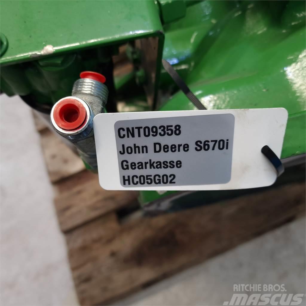 John Deere S670 Ülekandemehhanism
