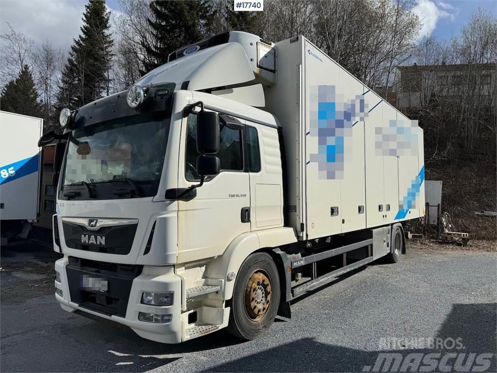 MAN TGM 18.340 4x2 box truck w/ Factory new engine. Fu Furgoonautod