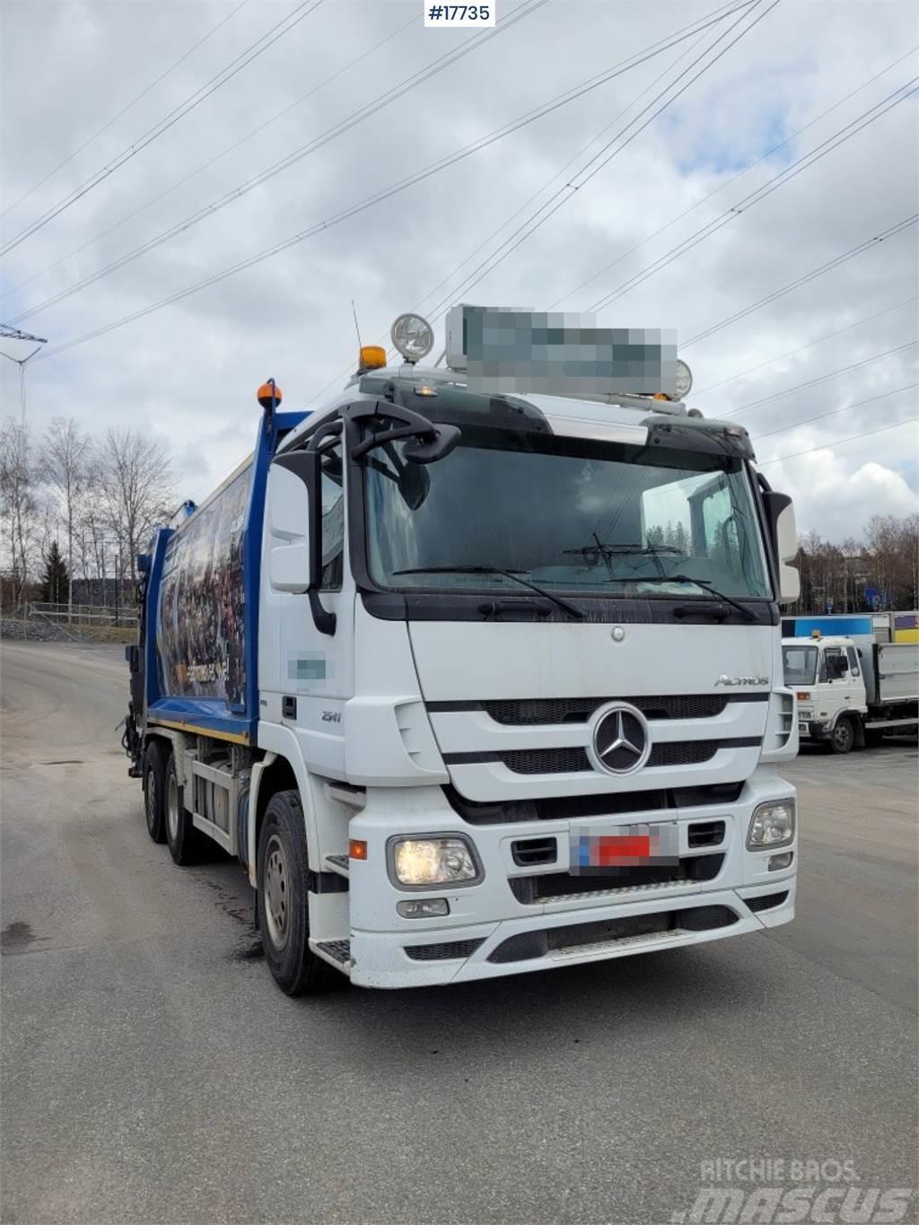 Mercedes-Benz Actros 2541 1-chamber Compactor truck w/ Joab supe Prügiautod