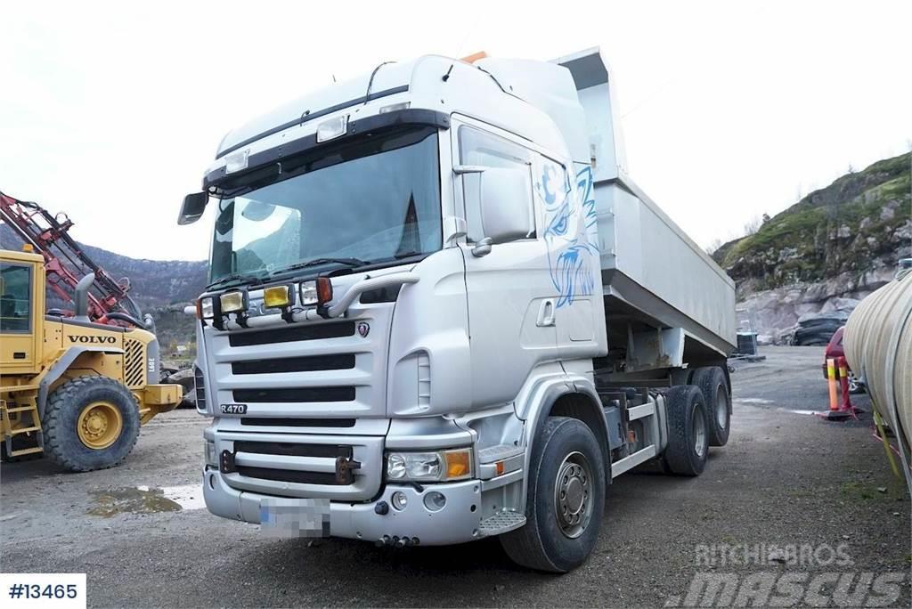 Scania R470 6x2 tipper truck - MANUAL - FULLS STEEL Kallurid