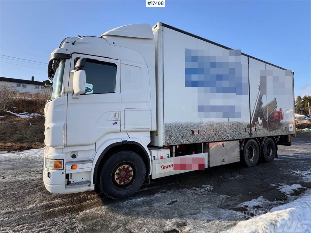 Scania R480 6x2 box truck w/ rear lift Furgoonautod