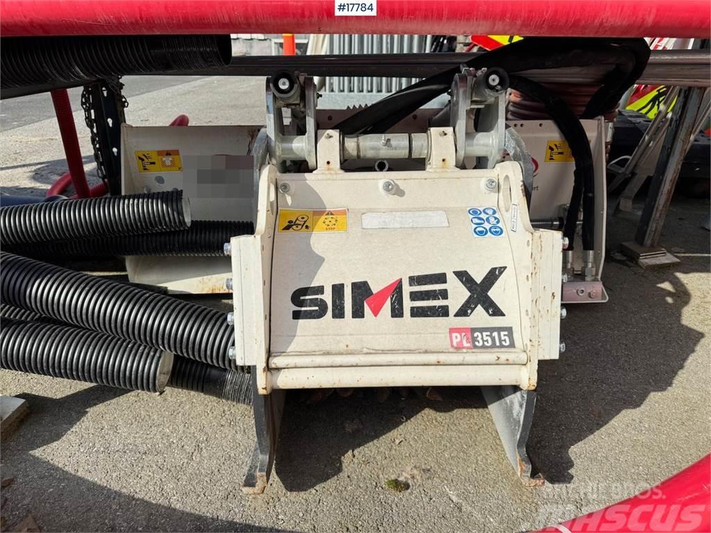Simex PL3515 Asphalt cutter for wheel loader Muud osad
