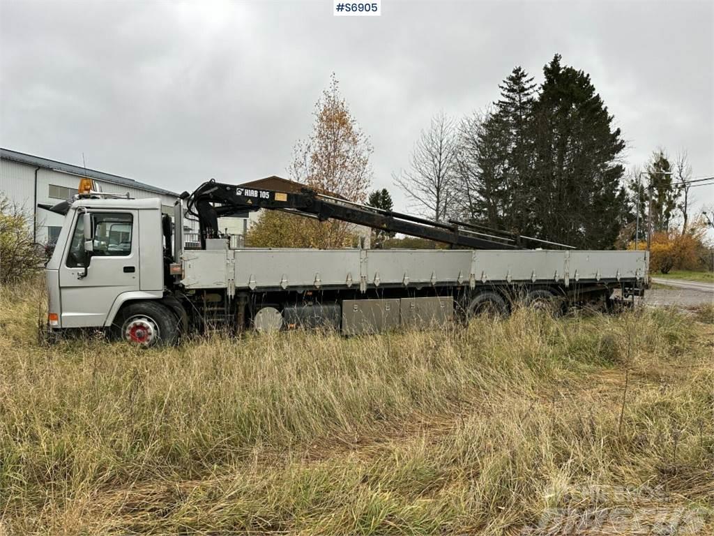 Volvo Crane truck FL10 with long flatbed (Rep. Object) Kraanaga veokid