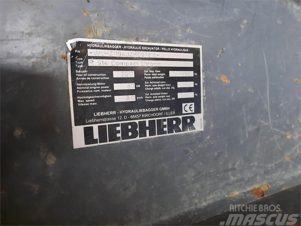 Liebherr R914 Compact Litronic Roomikekskavaatorid