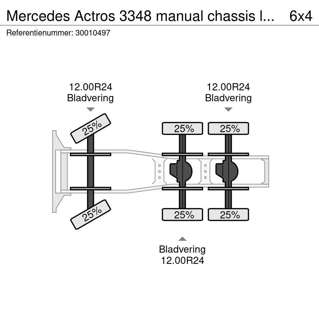 Mercedes-Benz Actros 3348 manual chassis lourd! Sadulveokid