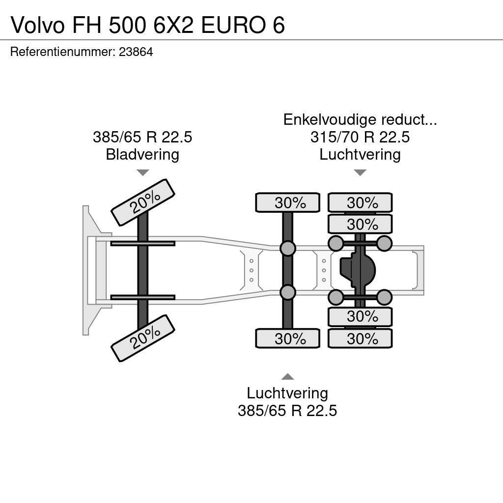 Volvo FH 500 6X2 EURO 6 Sadulveokid