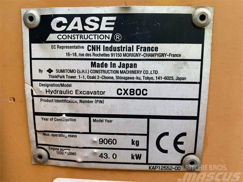 CASE CX 80 C Roomikekskavaatorid