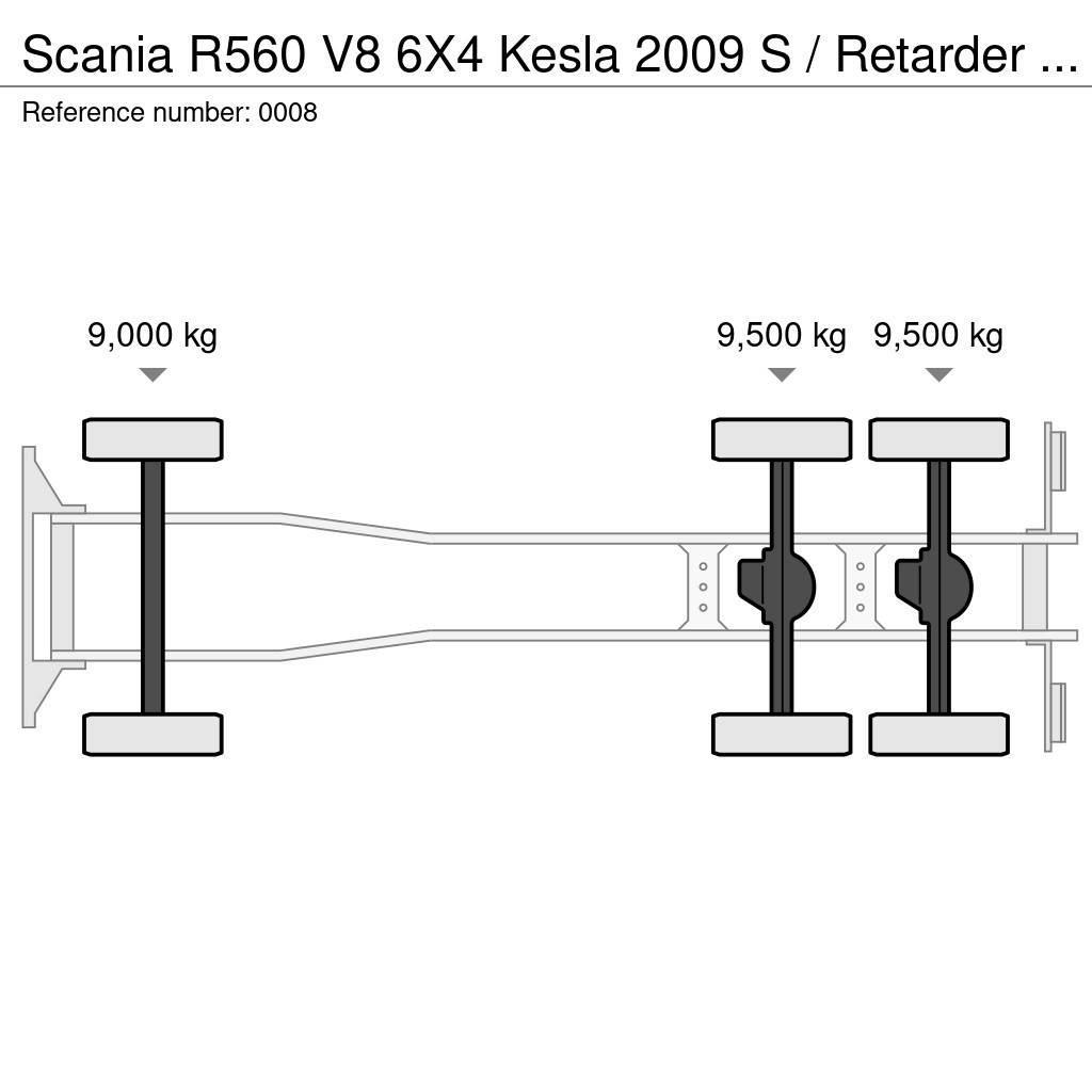 Scania R560 V8 6X4 Kesla 2009 S / Retarder / Euro 5 Metsaveokid