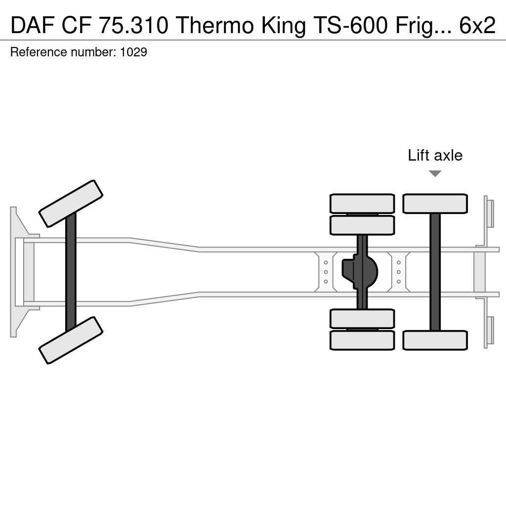 DAF CF 75.310 Thermo King TS-600 Frigo 6x2 Manuel Gear Külmikautod