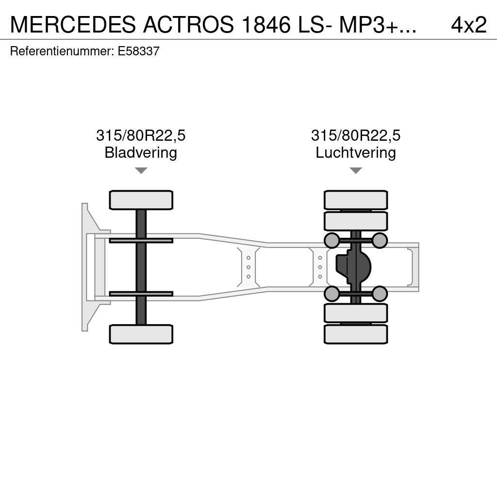 Mercedes-Benz ACTROS 1846 LS- MP3+HYDR.+ADR Tractor Units