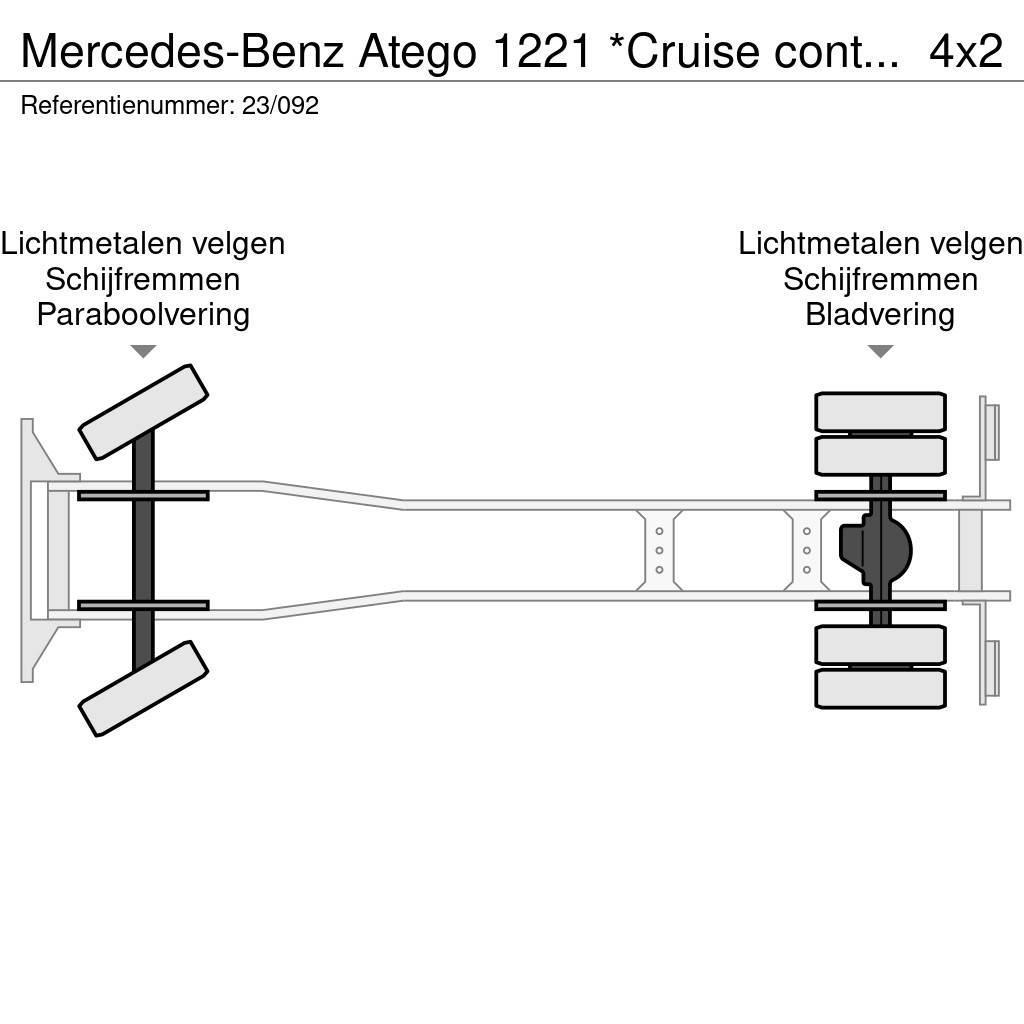 Mercedes-Benz Atego 1221 *Cruise control*Bluetooth*Elektrisch ve Külmikautod