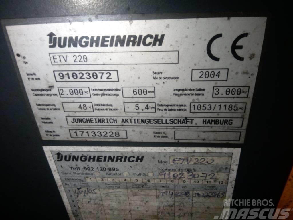 Jungheinrich ETV 220 Lükandmastiga tõstukid