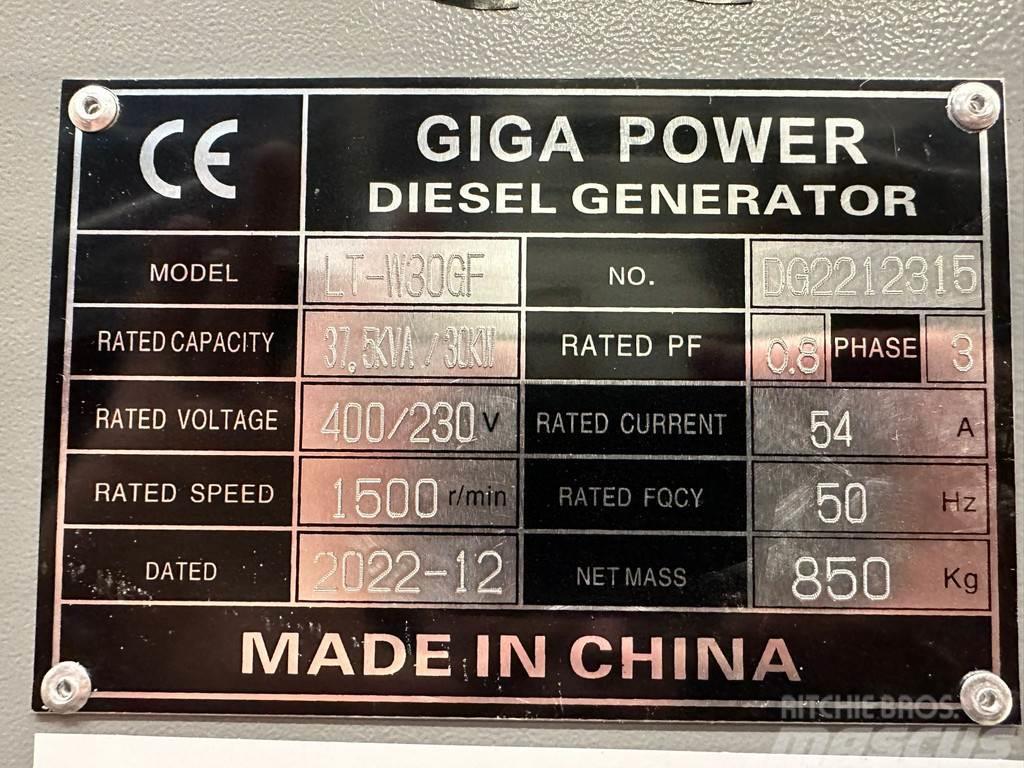  Giga power 37.5 KVA Silent generator set - LT-W30G Muud generaatorid