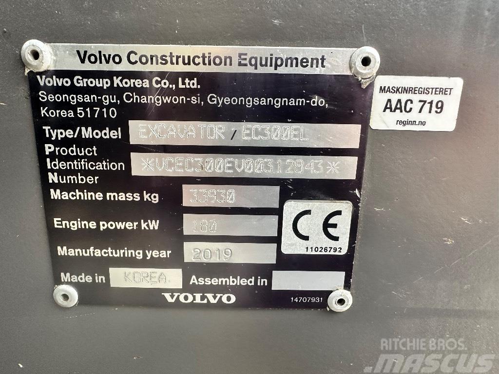 Volvo EC 300 EL Roomikekskavaatorid