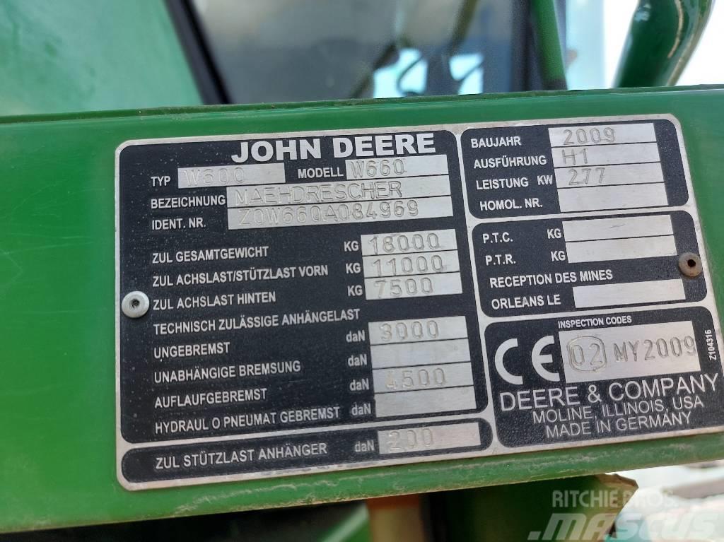 John Deere W 660 Teraviljakombainid