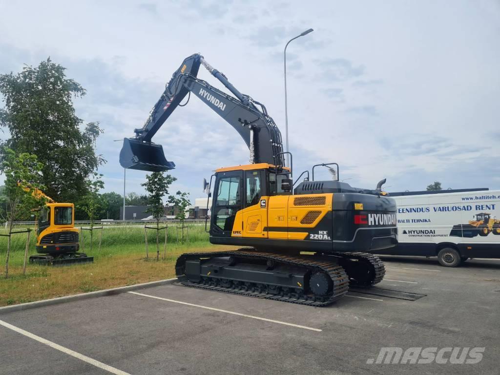 Hyundai HX220AL Roomikekskavaatorid