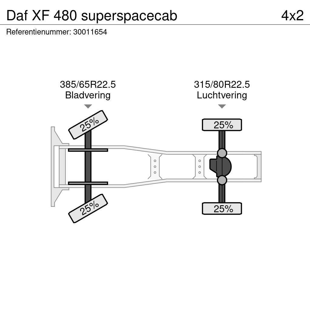 DAF XF 480 superspacecab Sadulveokid