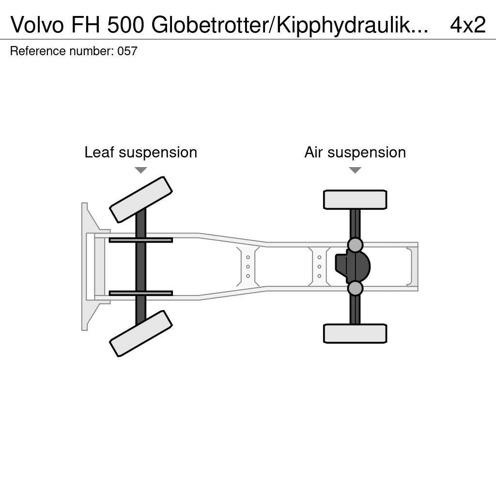 Volvo FH 500 Globetrotter/Kipphydraulik/Euro 6 Sadulveokid