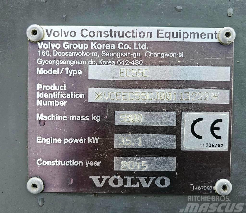 Volvo EC 55 C Miniekskavaatorid < 7 t