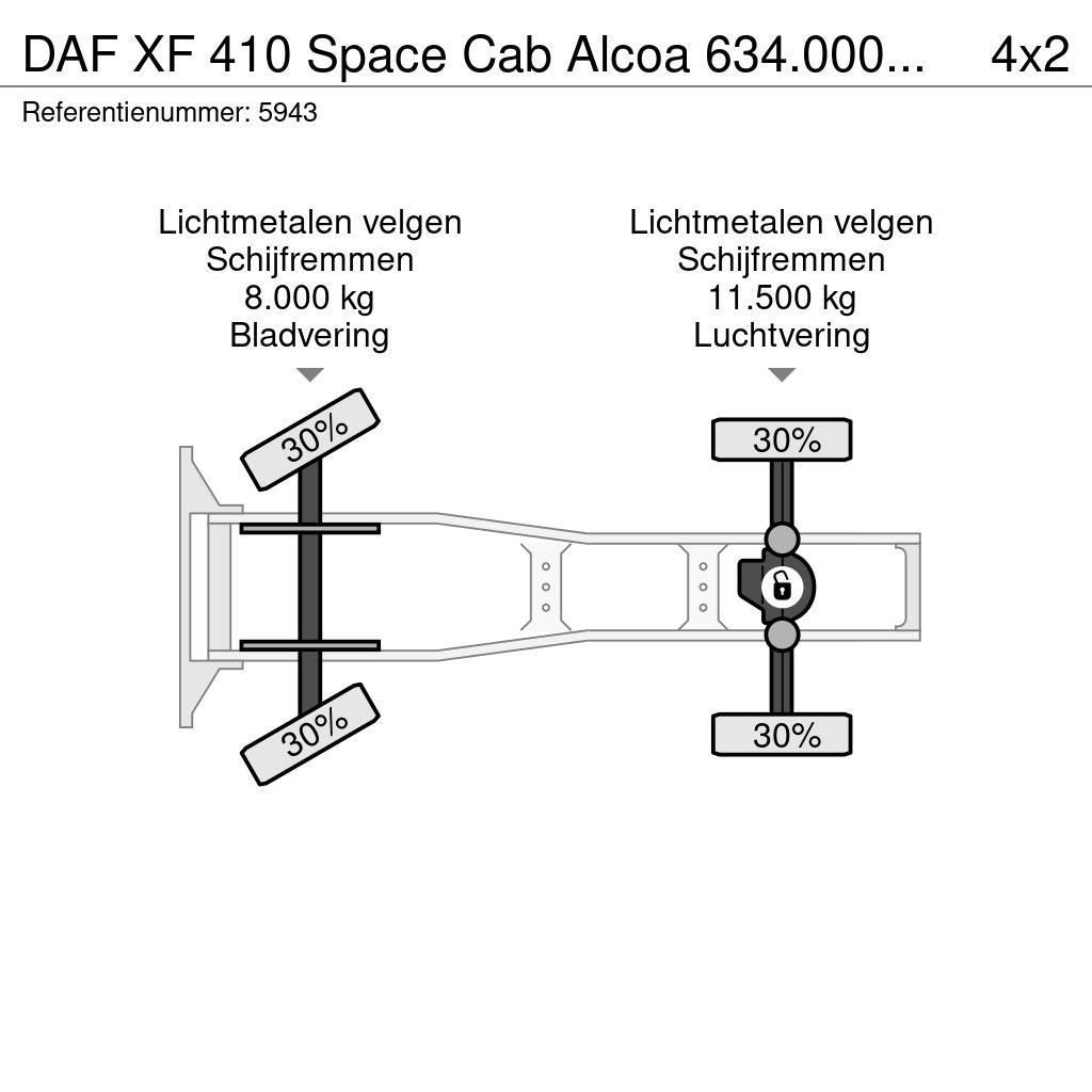 DAF XF 410 Space Cab Alcoa 634.000KM NEW ad-blue pump Sadulveokid