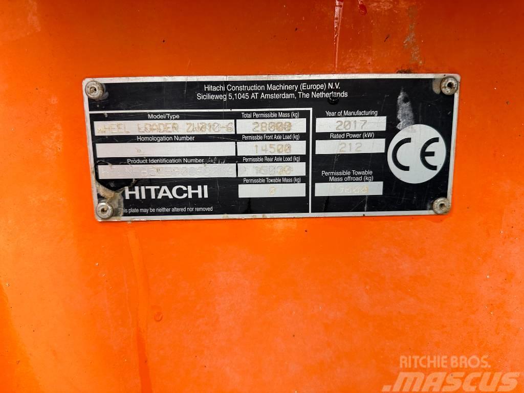 Hitachi ZW  310-6 Wagge Rataslaadurid