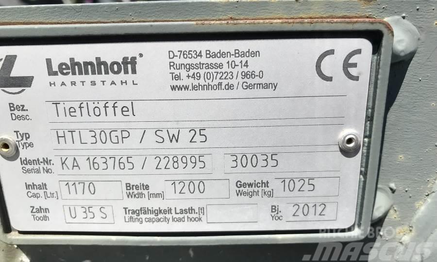 Lehnhoff 120 CM / SW25 - Tieflöffel Ekskavaatorikopad ja lisaseadmed
