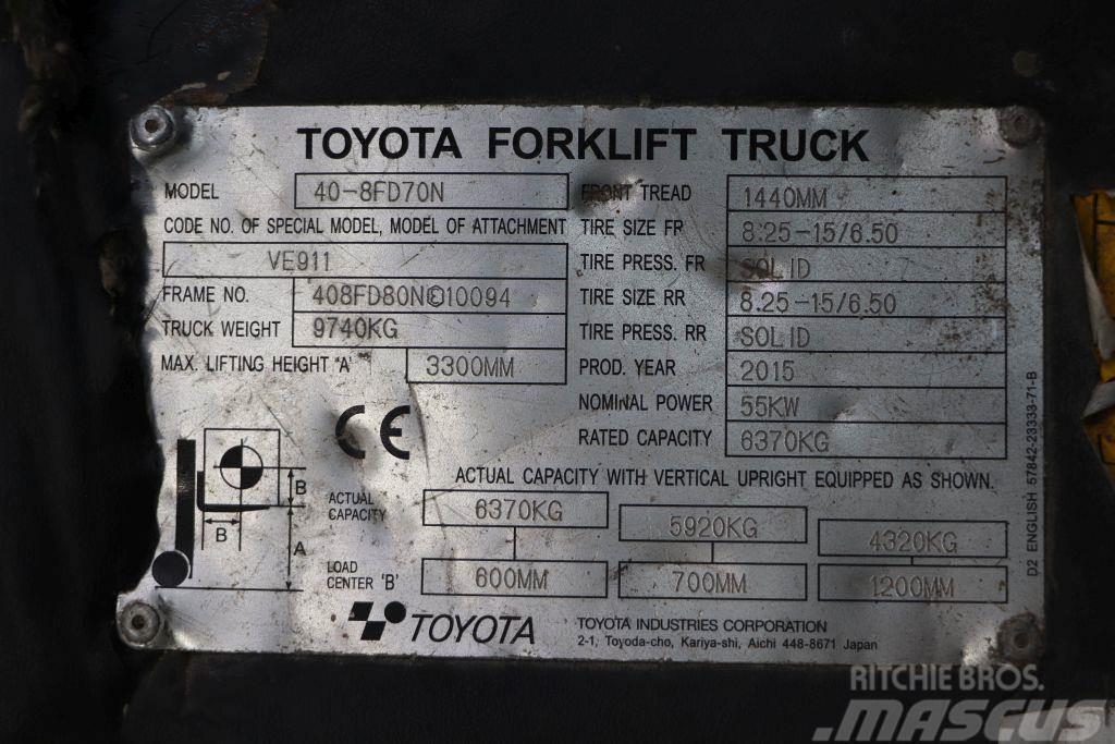Toyota 40-8FD70N Diiseltõstukid