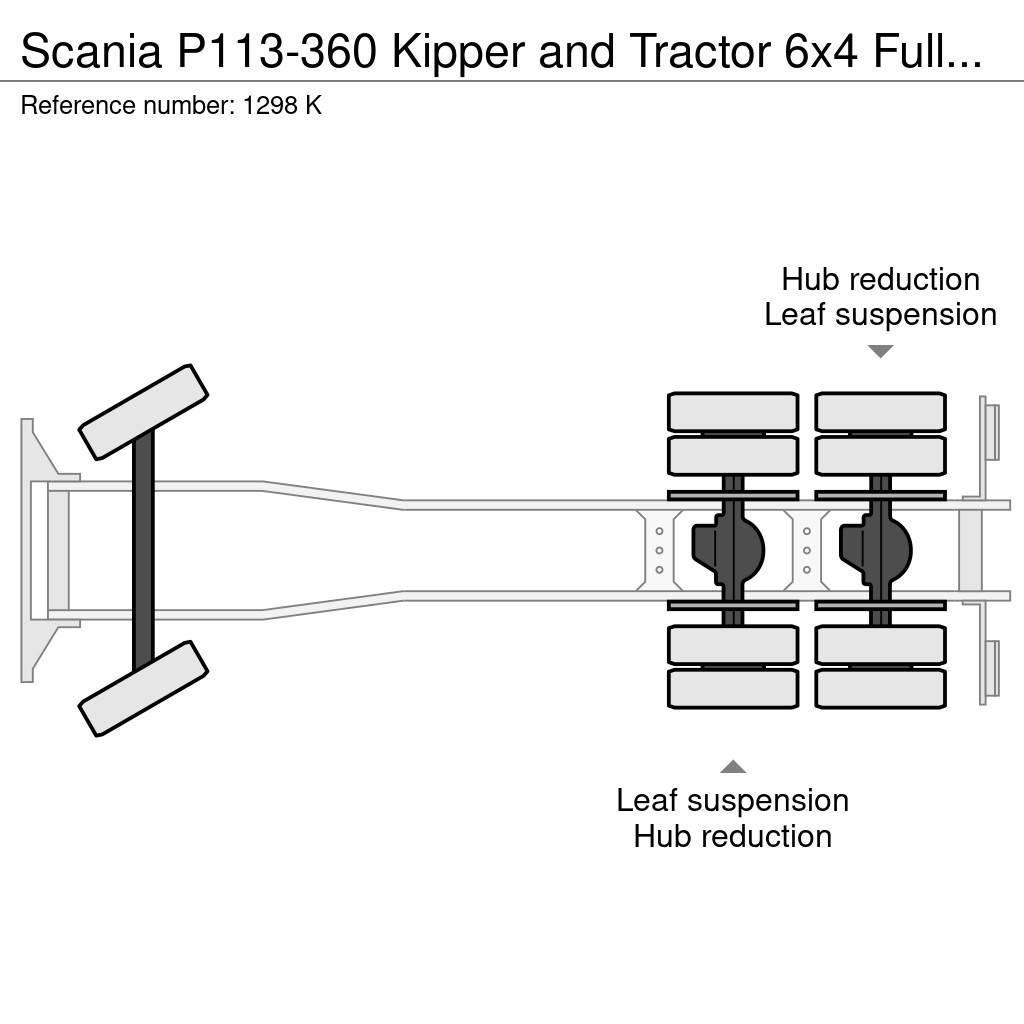 Scania P113-360 Kipper and Tractor 6x4 Full Steel Suspens Kallurid