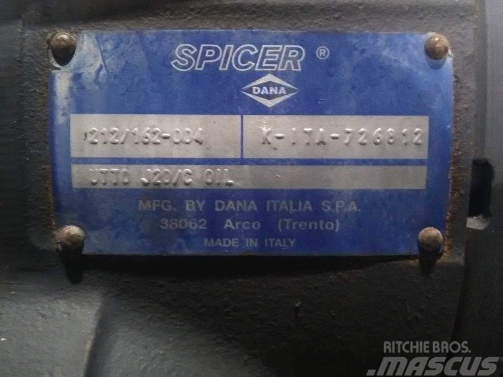 Spicer Dana 212/162-004 - Ahlmann AZ 85 T - Axle Sillad