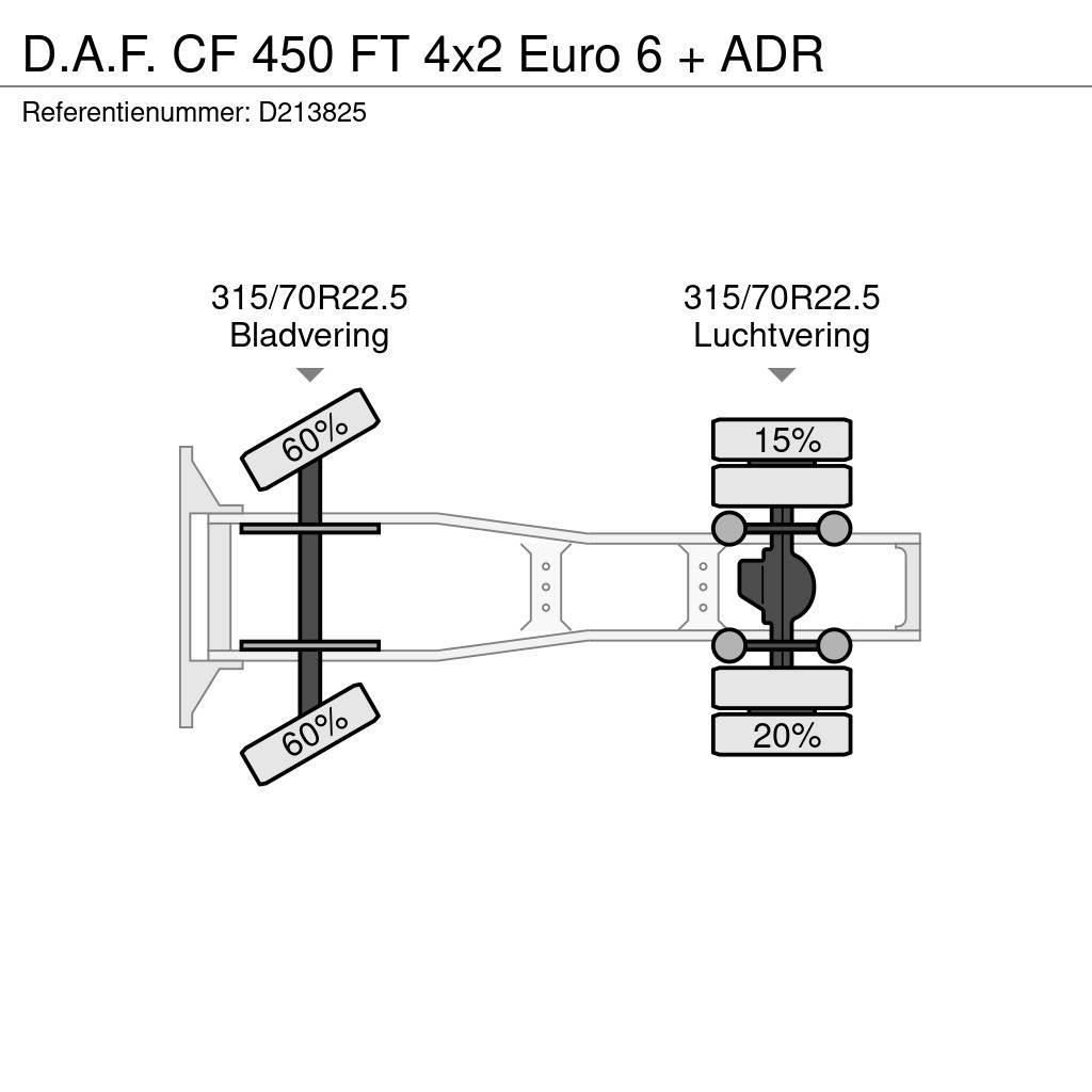 DAF CF 450 FT 4x2 Euro 6 + ADR Sadulveokid