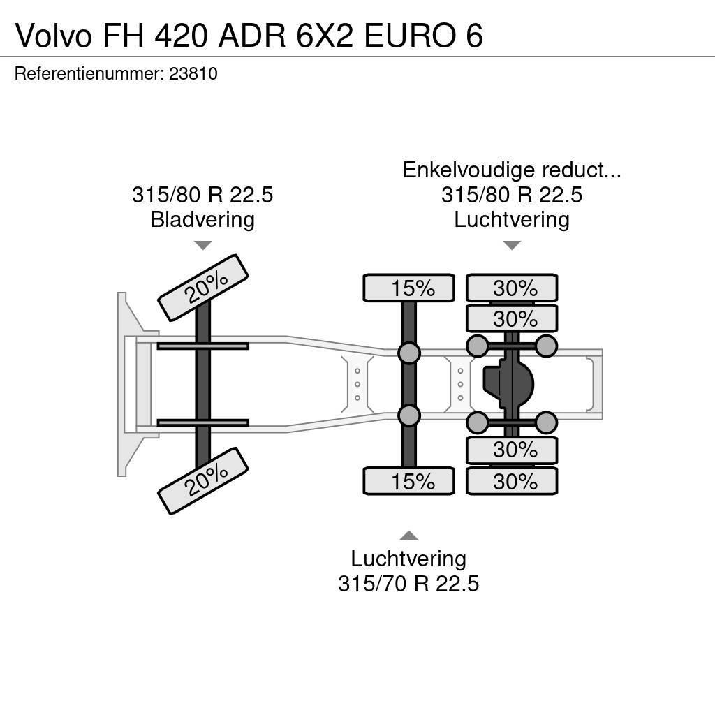 Volvo FH 420 ADR 6X2 EURO 6 Sadulveokid