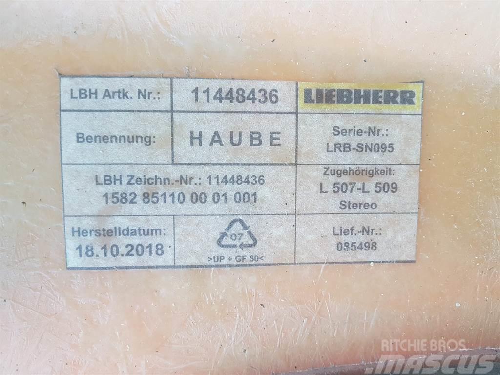 Liebherr L507-L509 Stereo-11448436-Engine hood/Motorhaube Raamid