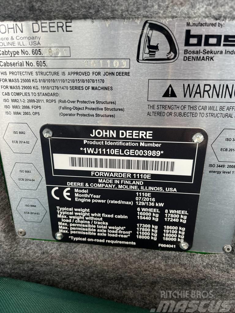 John Deere 1110 E Forwarderid