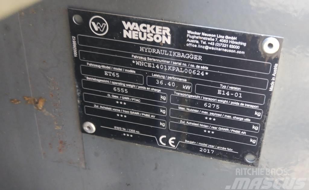 Wacker Neuson ET 65 Miniekskavaatorid < 7 t