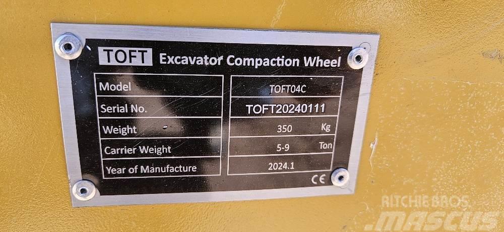  14 inch Excavator Compaction Wheel Muud osad