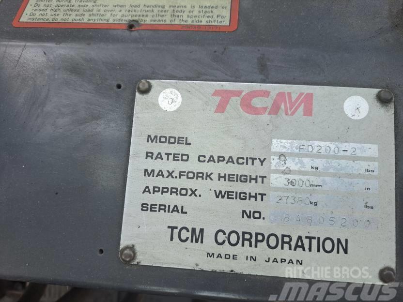 TCM FD200 Kahveltõstukid - muud