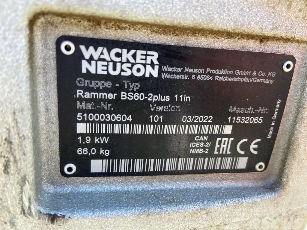 Wacker Neuson BS60-2plus Vibroplaadid