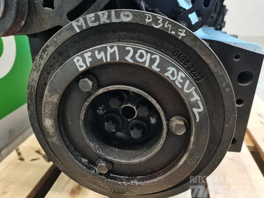 Merlo P 34.7 {Deutz BF4M 2012}pulley wheel Mootorid