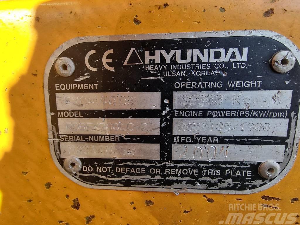 Hyundai 360 LC-7 Roomikekskavaatorid