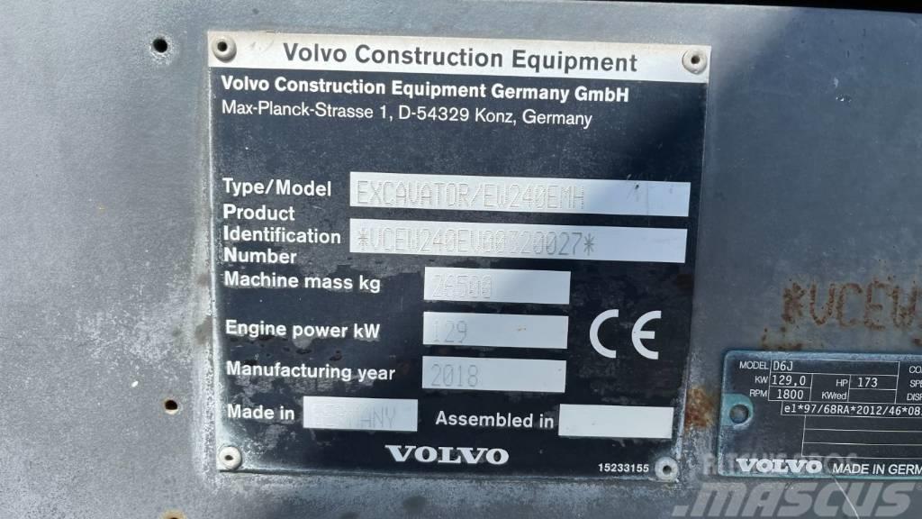 Volvo EW240EMH Materjalikäitlusmasinad