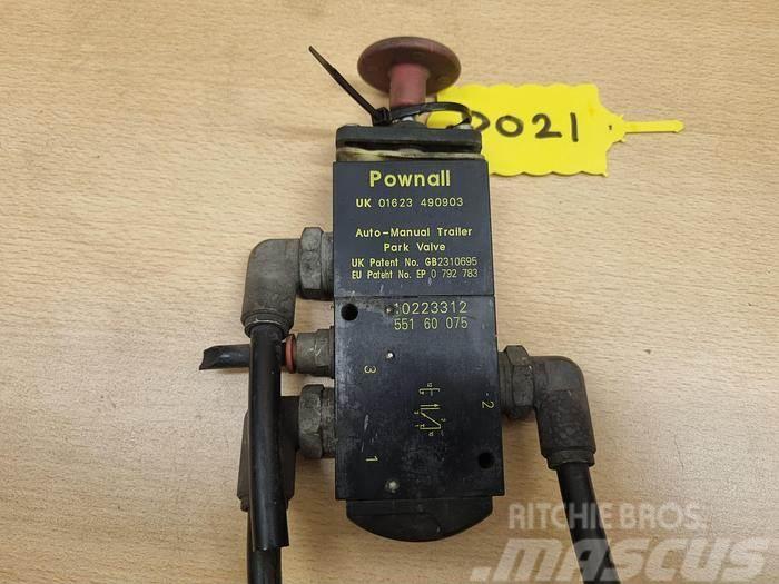 Pownall auto-manual trailer park valve 10223312 Muud osad